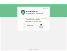 Tablet Screenshot of janemacmillan.com